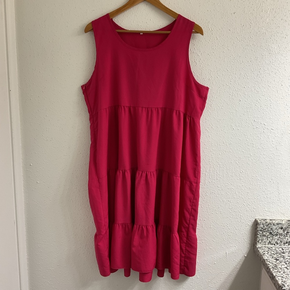 Sleeveless Pink Dress